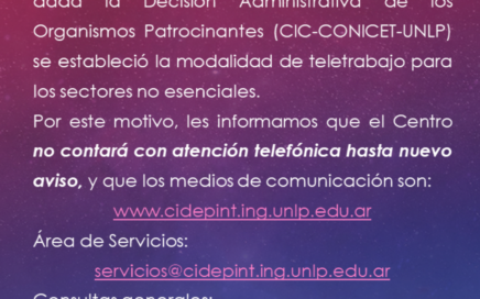 Les dejamos las vías de comunicación actuales del CIDEPINT